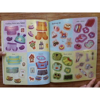 [Freeship]Bộ Nhập - STICKER BOOK - Moving house