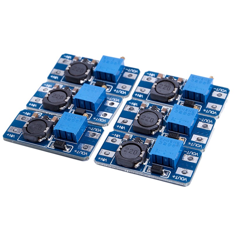 6 Mô Đun Tăng Áp Mt3608 Dc 2a 2v-24v Cho Arduino M7