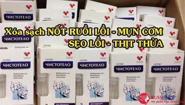 Gel tẩy mụn ruồi, mụn cóc, mụn thịt, mụn cơm