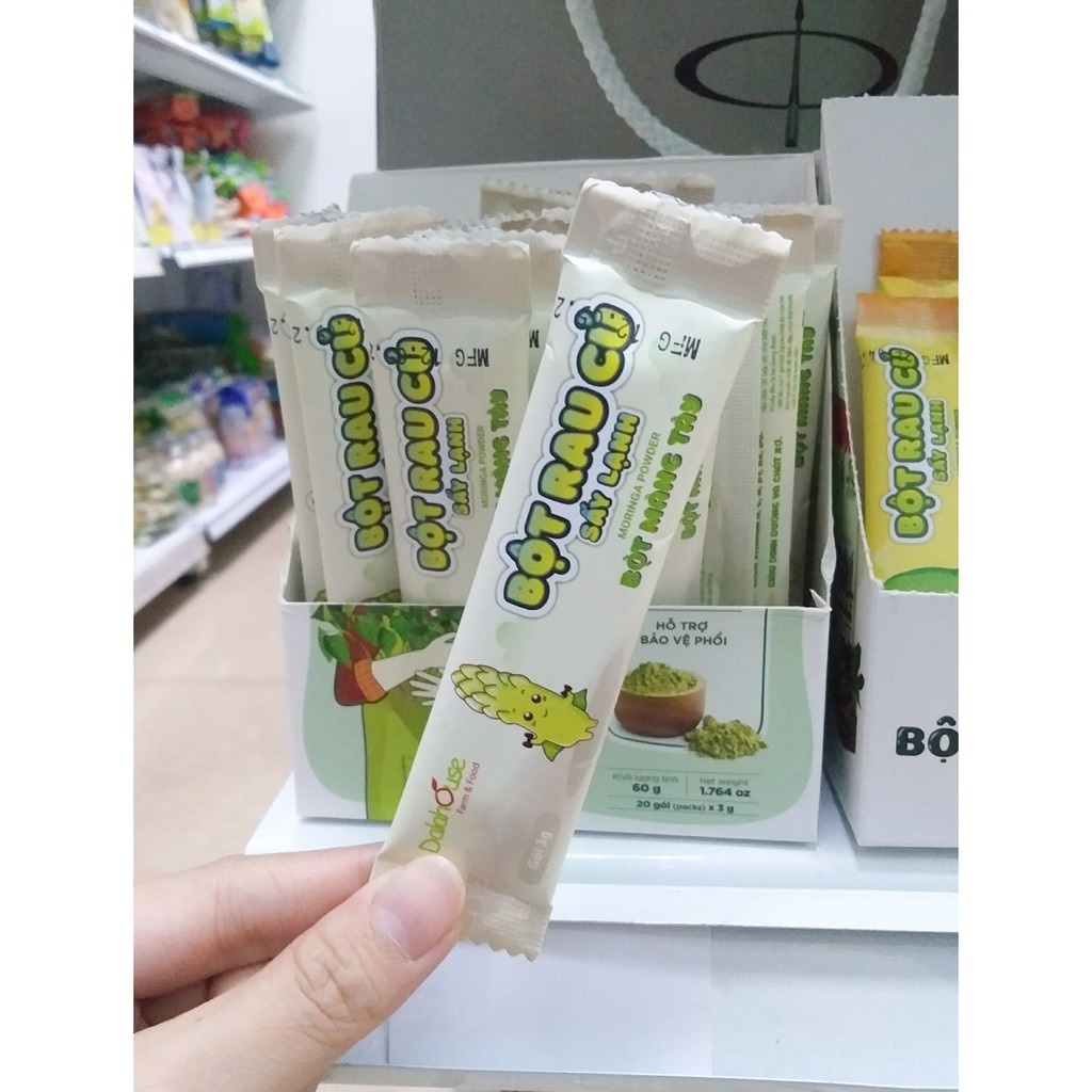 Combo 20 gói 3g BỘT MĂNG TÂY nguyên chất sấy lạnh Dalahouse cho bé ăn dặm - Date: 11/2022 - Nhà hữu cơ
