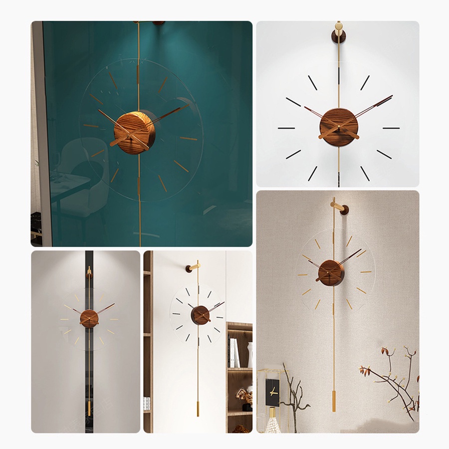 Đồng Hồ Treo Tường Decor Trang Trí Phòng Khách Độc Đáo, Sáng Tao