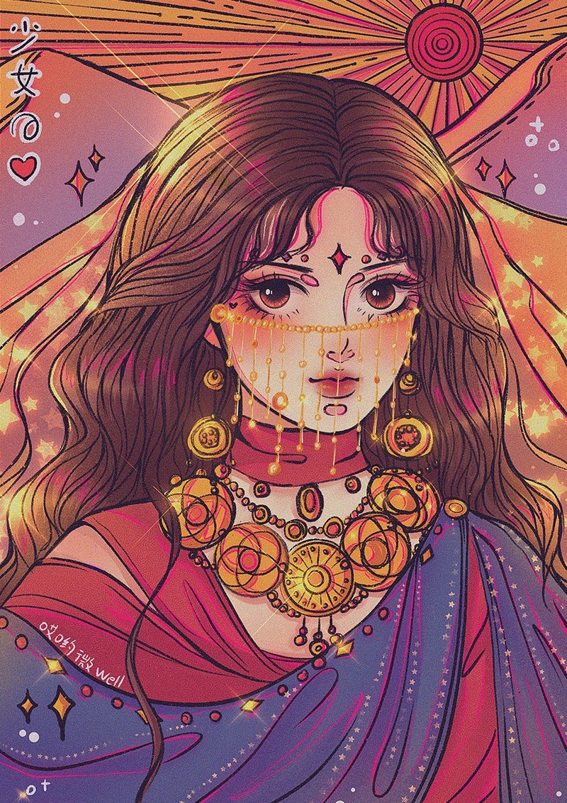 Bộ Tranh Đính Đá 5d Tự Làm Hình Cô Gái Hoạt Hình 30x40 | BigBuy360 - bigbuy360.vn