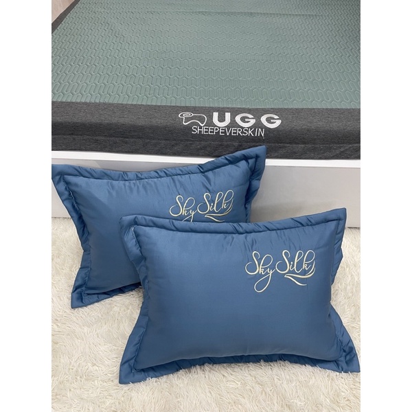 Vỏ Gối Phi Lụa Chữ Sky Silk