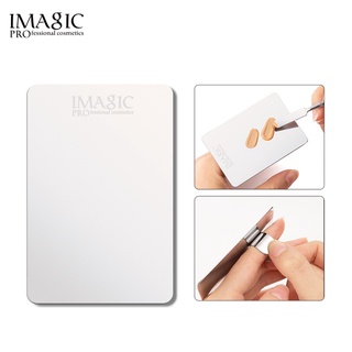 Bảng trộn phấn mắt / kem nền imagic bằng thép không gỉ kèm que trộn