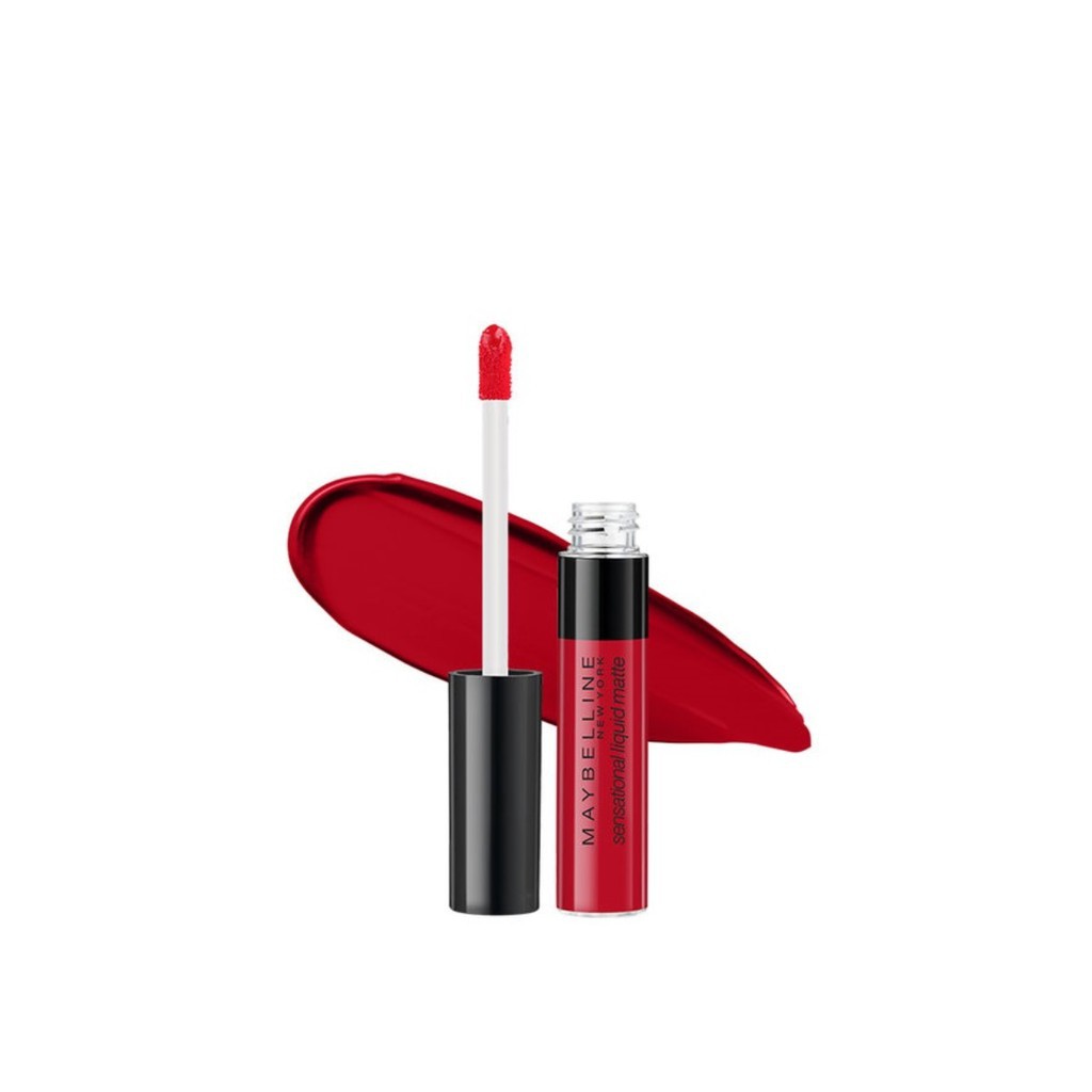 Son Kem Lì Nhẹ Môi Maybelline 03 Flush It Red Sensational Liquid Matte