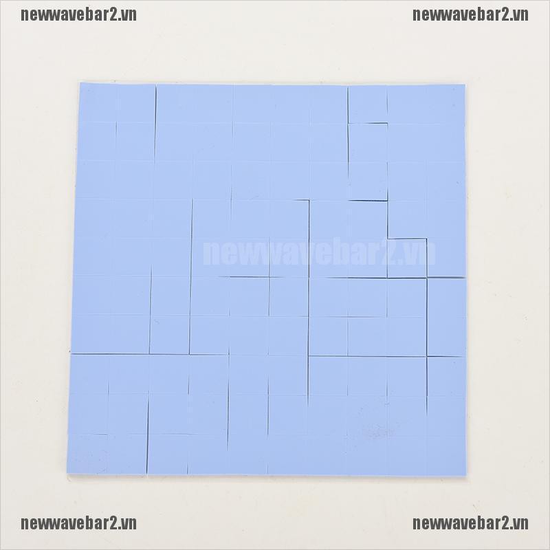 Bộ 100 Miếng Tản Nhiệt Bằng Silicon Kích Thước 10x10x1mm