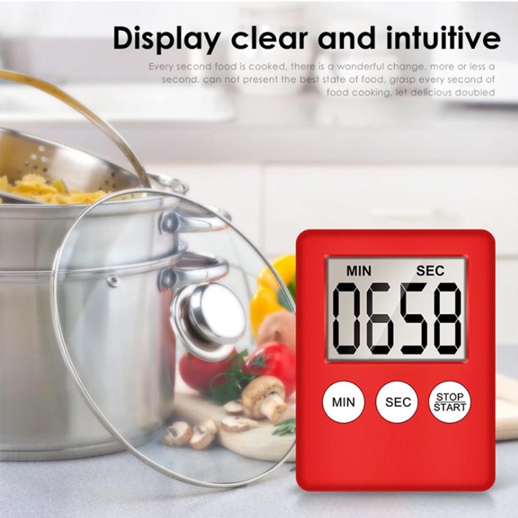 Đồng Hồ Hẹn Giờ Kỹ Thuật Số LCD ff86 Dùng Khi Tập Gym / Thể Hình
