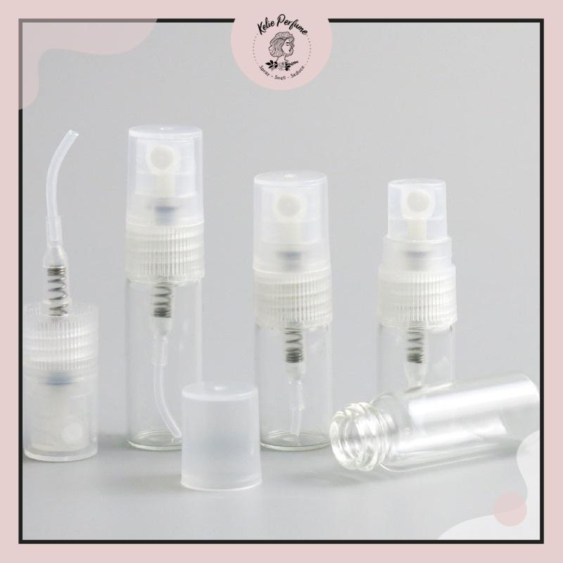 [HCM] Chai chiết nước hoa 3ml thủy tinh nắp trong