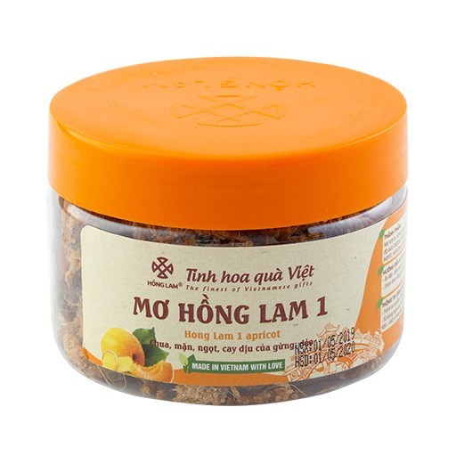 Ô Mai (Xí Muội) Mơ Hồng Lam 1 - Vị Chua Mặn Ngọt Gừng - Hộp, gói (200g, 300g, 500g)