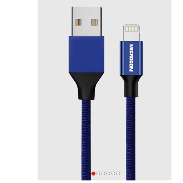 Cáp sạc bọc dù ( chân iphone) 1 mét, 2 mét