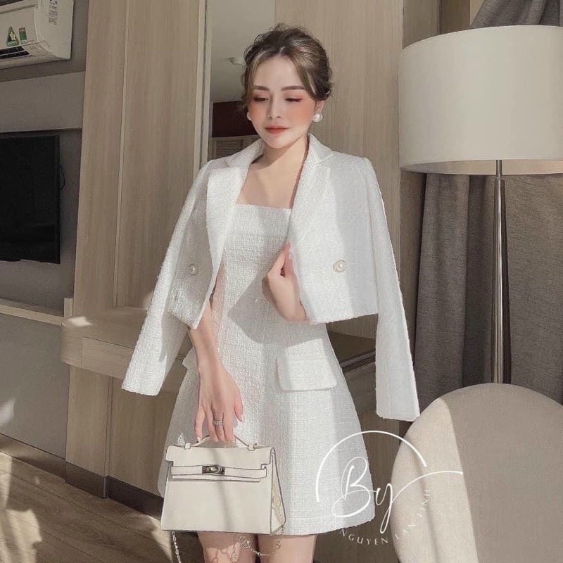 vải dạ mỏng may set bộ,áo,váy thu đông