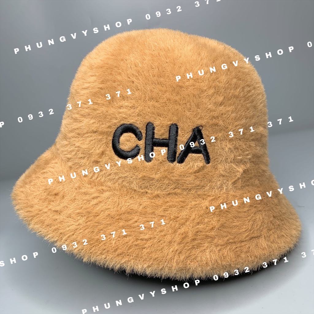 Mũ bucket cực hot unisex nam nữ mùa thu đông giữ ấm - LÔNG GECHA - nón tai bèo vành