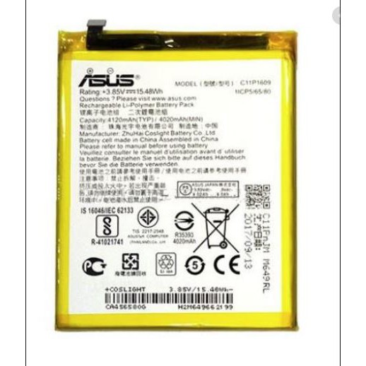 PIN ASUS ZENFONE 3-5.5 (C11P1511/ZE552KL/Z012D/(1ICP4/66/73 SOCKET THẲNG)/2900~3000mAh) ( LOẠI 1 )