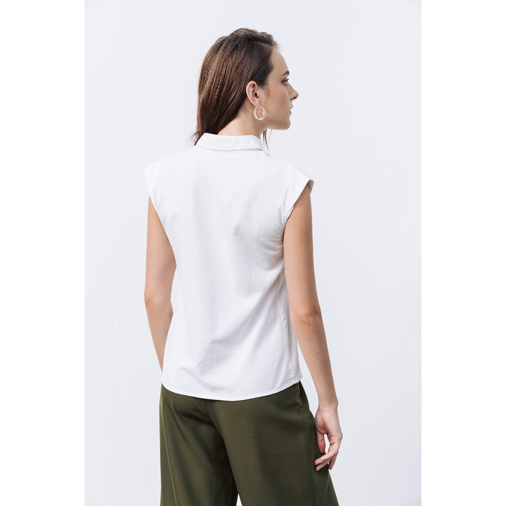 Áo Sơ Mi Nữ Sát Nách Vienne Tran V61H22H029