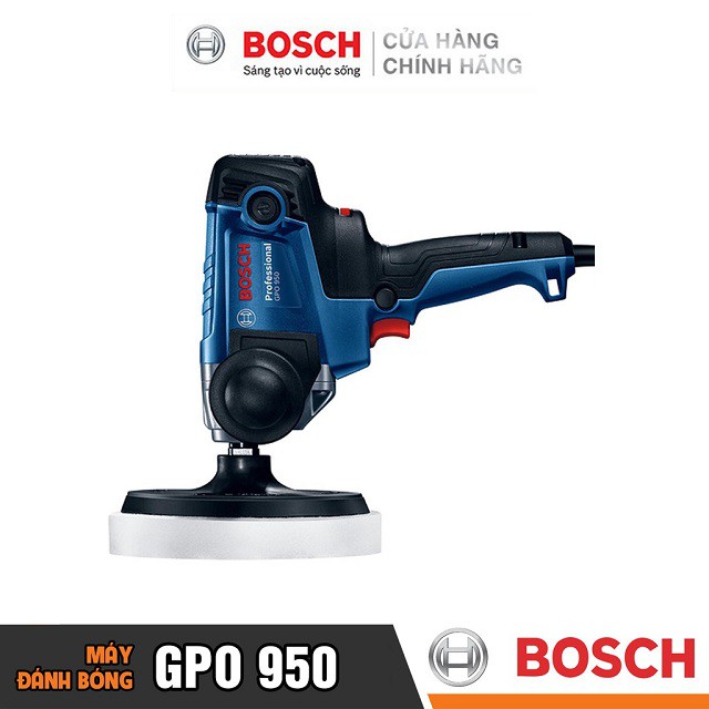 [CHÍNH HÃNG] Máy Đánh Bóng Cầm Tay Bosch GPO 950 (165MM-950W) Giá Đại Lý Cấp 1, Bảo Hành Tại TTBH Toàn Quốc