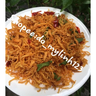1kg khô gà lá chanh(gà xé cay) loại ngon🐔🐔🍗🍗