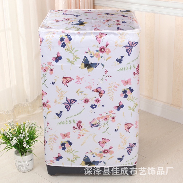 Áo Trùm Máy Giặt Cửa Trên 7 - 8kg vải dù 2 lớp chống bụi chống nước (Màu ngẫu nhiên)