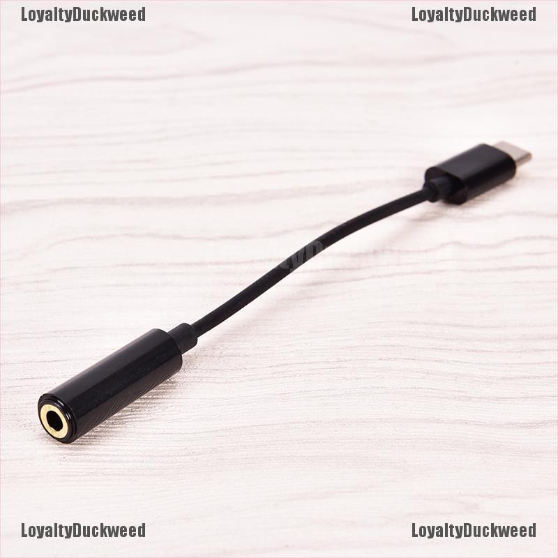 Dây Cáp Chuyển Đổi Usb Type C Sang 3.5mm Cho Samsung Lg Xiaomi Leeco