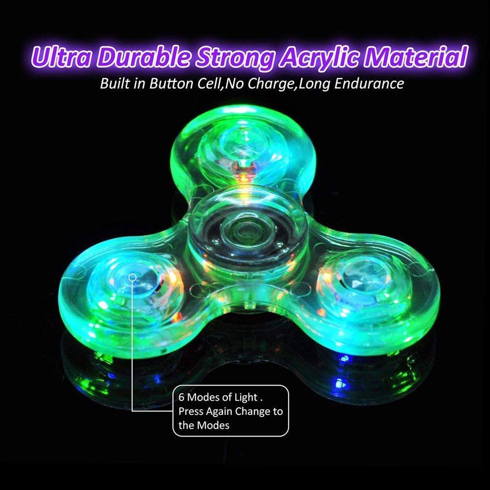 Con Quay Đồ Chơi Spinner Có ĐèN LED GiúP GiảM Stress