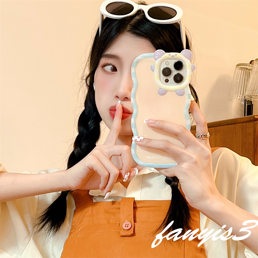 Ốp Điện Thoại TPU Mềm Viền Lượn Sóng Bảo Vệ Camera Cho iPhone 13 12 11 Pro Max XR