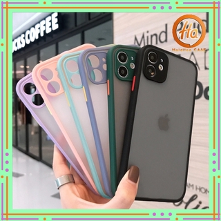 Ốp lưng iphone viền nhám vuông IP12 5/5s/6/6plus/6s/6splus/7/7plus/8/8plus/x/xr/xs/11/12/pro/max/plus/promax