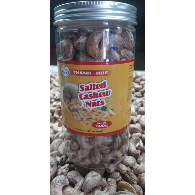 Hạt Điều Bình Phước Nguyên Vỏ Hũ 500gr Hàng Cao Cấp