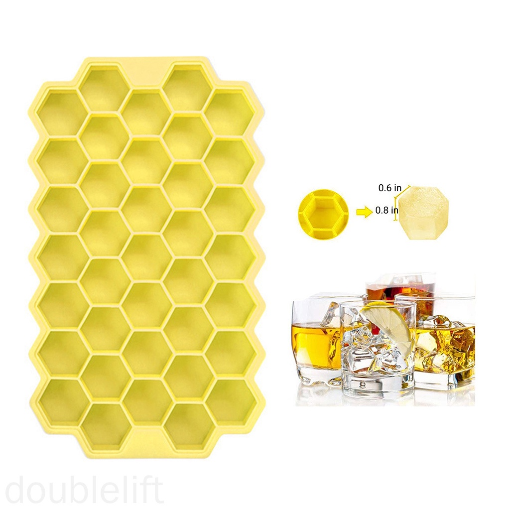 Khuôn silicon làm đá viên 37 ngăn tiện lợi