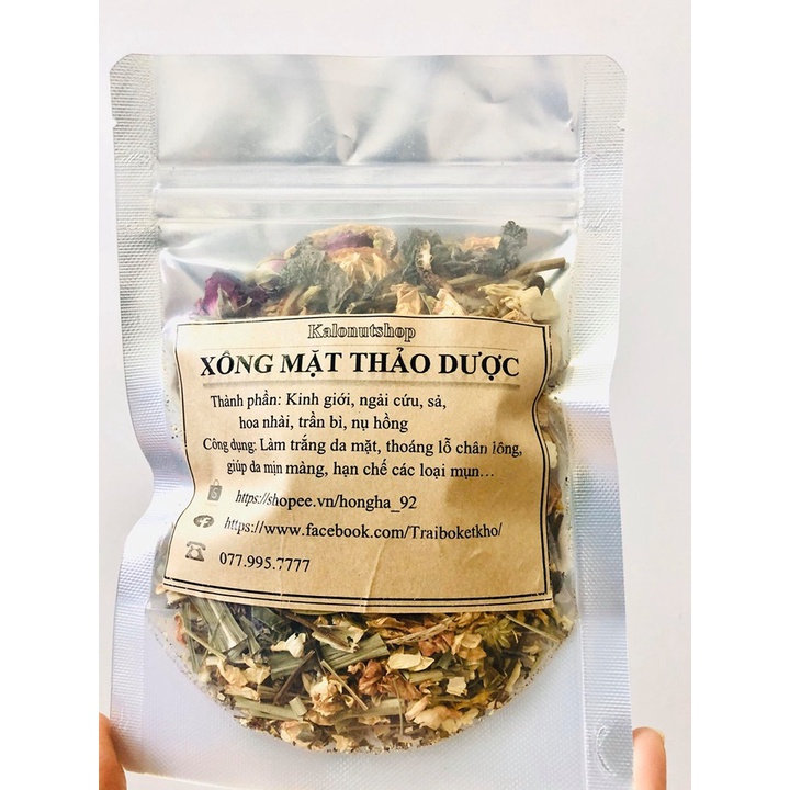 Thảo dược xông mặt