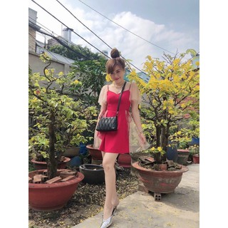 Đầm tiểu thư phối lưới xinh xắn