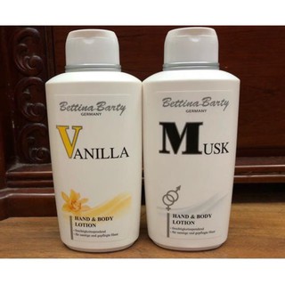 Dưỡng thể toàn thân Bettina Barty Musk/ Vanilla 500ml Đức