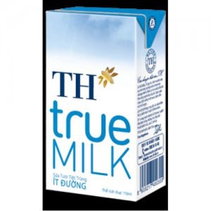 Thùng sữa tươi TH True Milk ít đường 48 hộp x 110ml