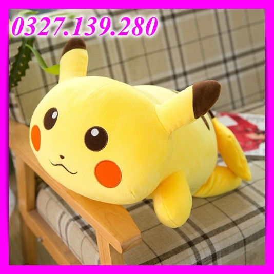 [ FREESHIP- KHUYẾN MẠI LỚN -GIÁ ƯU ĐÃI ] Gấu Bông Hoạt Hình Pikachu, Bông Mền Mịn Size 40Cm PIKACHU Gấu Bông Cao Cấp
