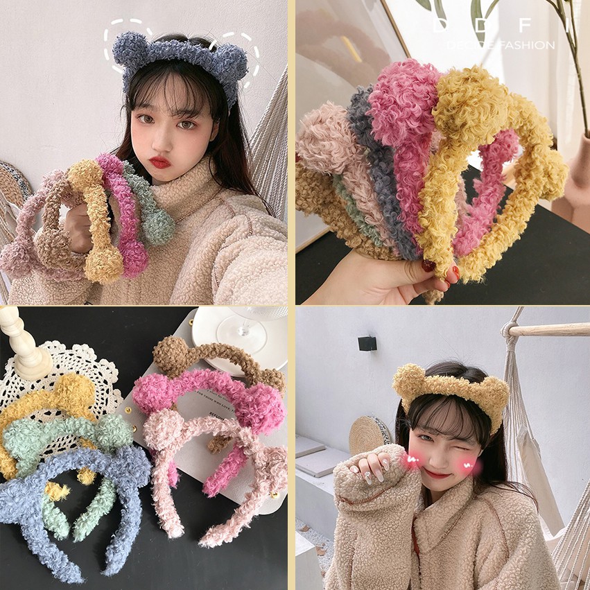 Băng Đô Cài Tóc Phong Cách Hàn Quốc Dễ Thương