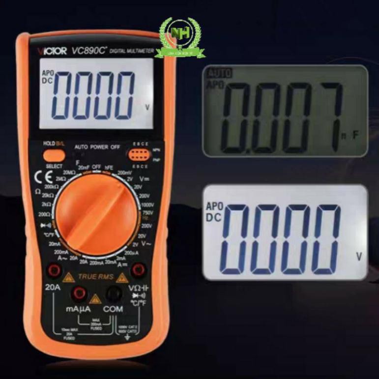 (LKNH) Đồng hồ đo điện vạn năng VICTOR VC890D/ VC890C+ Cao cấp Loại Tốt