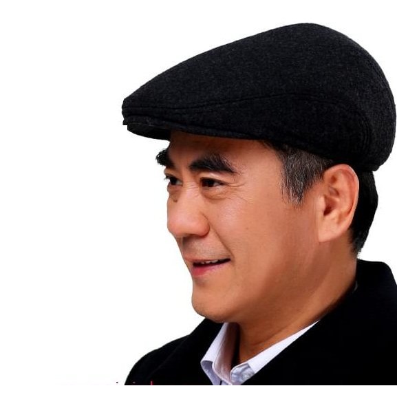 Mũ Beret Nỉ Nam Trung Niên, Mũ Nỉ Tặng Bố Ý Nghĩa-Mũ Không Bịt Tai