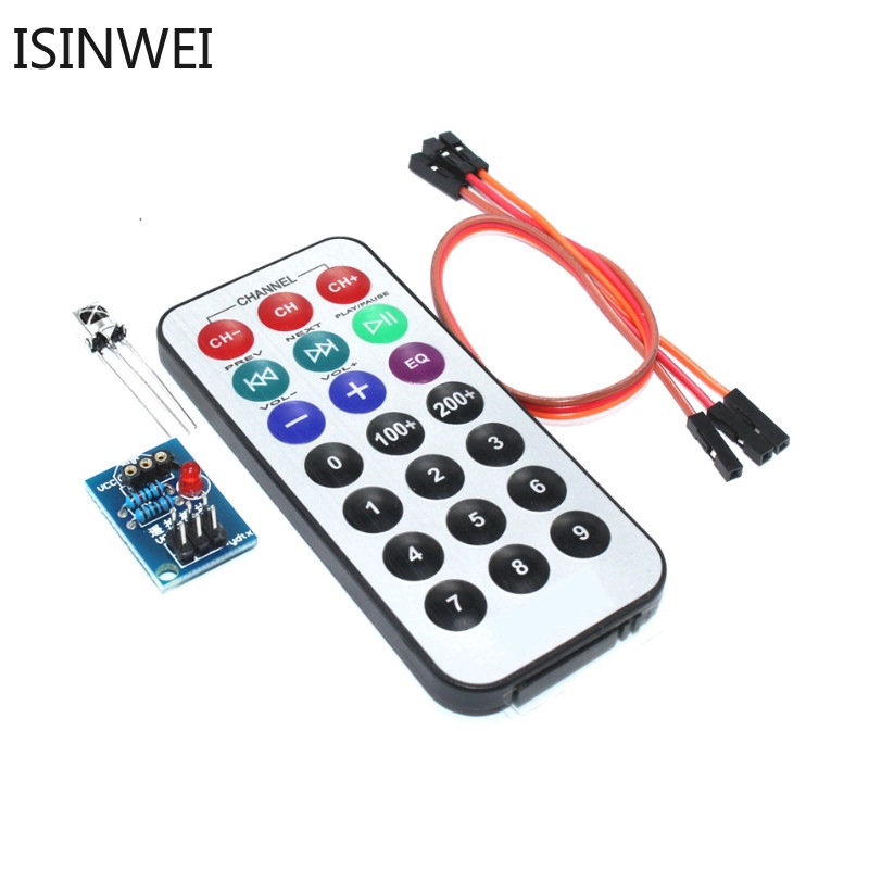 Mô đun điều khiển từ xa kèm đầu nhận HX1838 và điều khiển từ xa NEC tiện dụng chất lượng cao