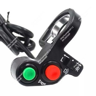Cùm công tắc xe máy 3 nút passing, on off, xi nhan gắn ghi đông ( mẫu 2 )