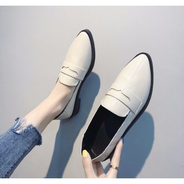 D258-giày bệt nữ đẹp, giày oxford nữ đạp gót da bóng giá rẻ | BigBuy360 - bigbuy360.vn