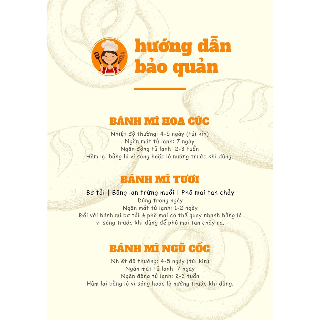 [Q8] BÁNH MÌ BƠ TỎI 14cm 250gr | CT ĐẦU BẾP PHÁP