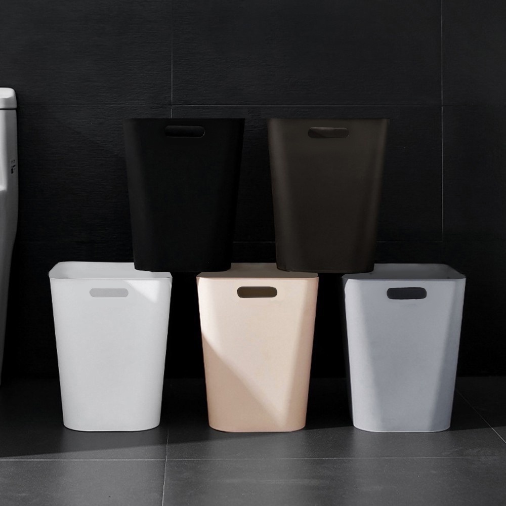 [Tổng Kho Sỉ] Thùng Đựng Rác Nhựa Văn Phòng VUÔNG HIỆN ĐẠI J8 Mới - Sọt Rác Xinh Decor