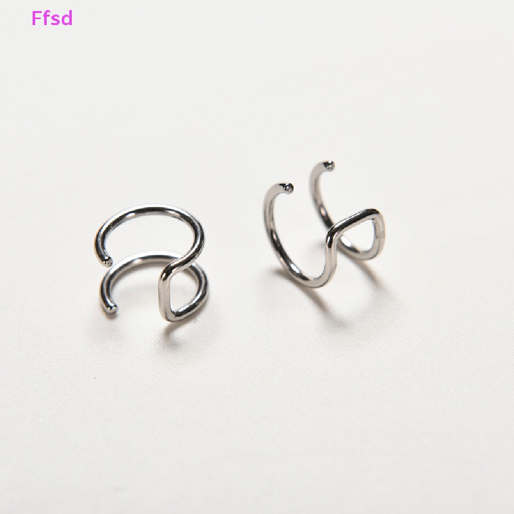 {Ffsd} Khuyên Kẹp Sụn Tai Không Xỏ Sang Trọng Cho Nam Và Nữ * Hàng Bán Chạy