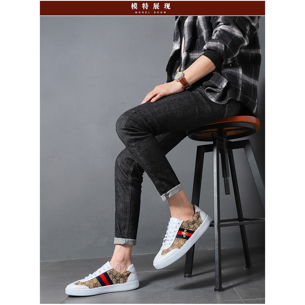 ( New 2020 ) Giày thể thao nam thêu ong vàng bắt mắt Free Ship | BigBuy360 - bigbuy360.vn