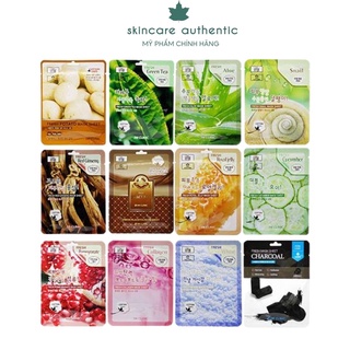 Mặt Nạ Dưỡng Da 3W CLINIC Fresh Mask 23ml Chiết Xuất 100% Từ Trái Cây Rau Quả Tự Nhiên, Phù Hợp Da Nhạy Cảm