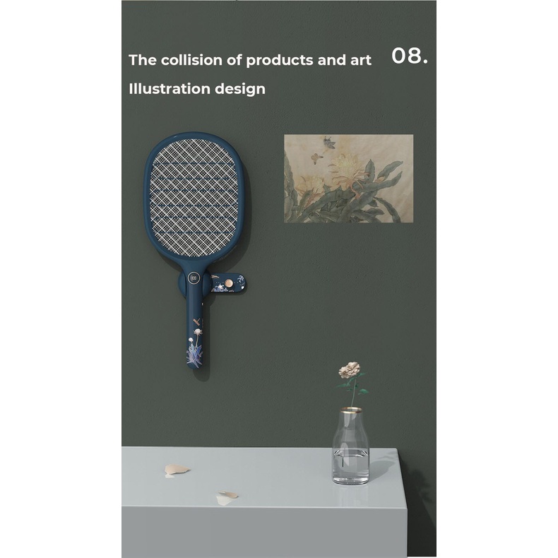 Vợt điện bắt muỗi Xiaomi Liberfeel Q25 có đèn LED