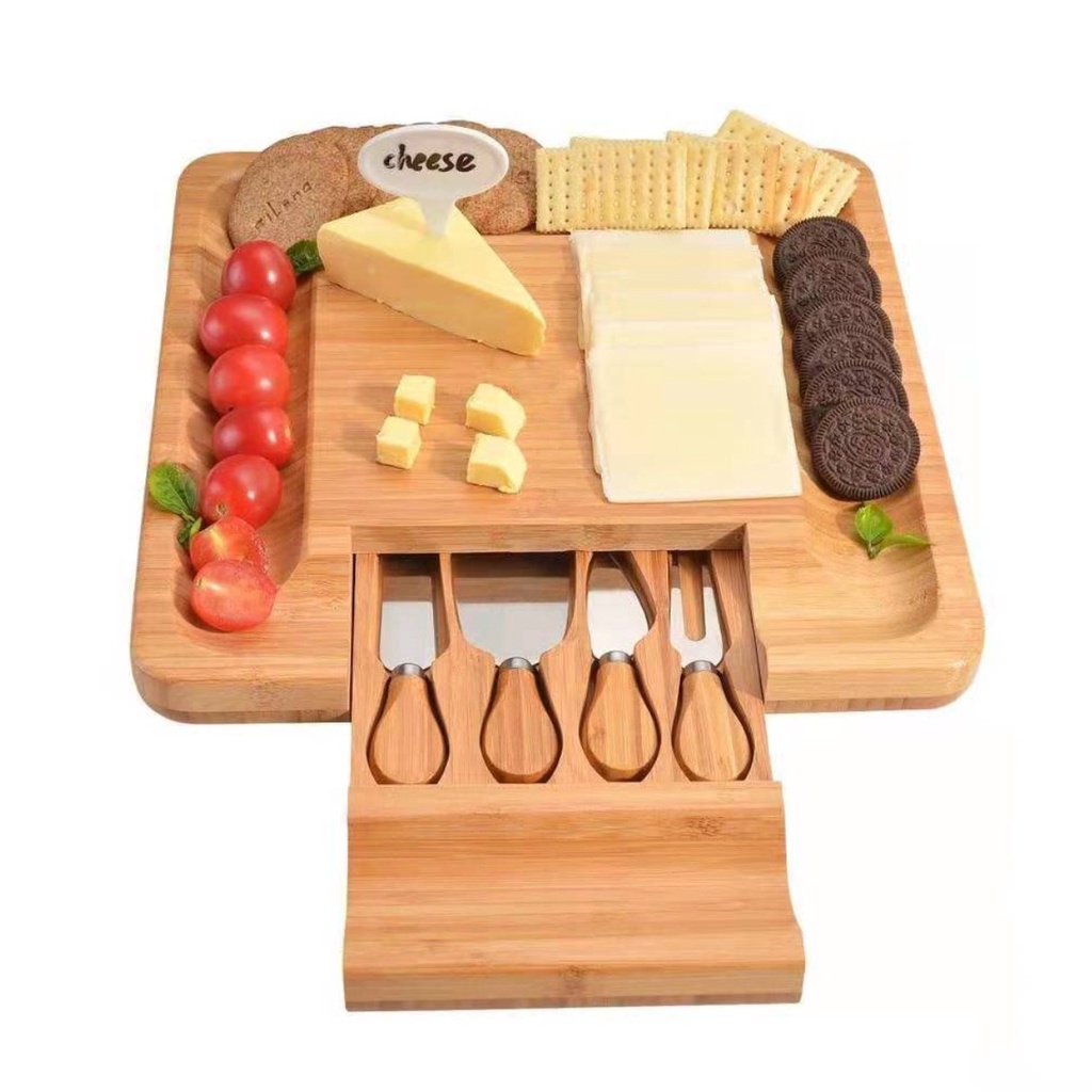 Bộ Set Đựng Charcuterie Cheese Deluxe - Home and Garden