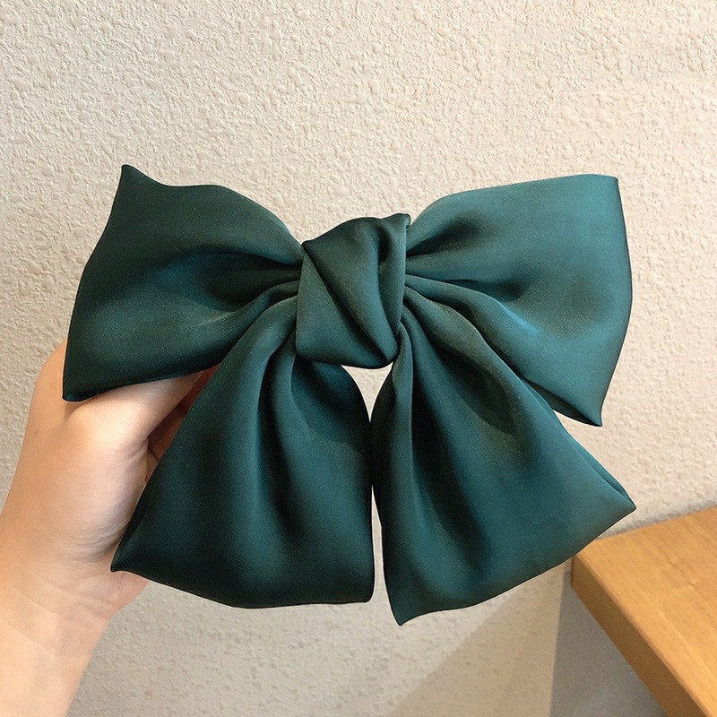 KẸP TÓC VINTAGE NƠ BẢN TO SIÊU XINH | VIDEO THẬT | SHOP BEECOW