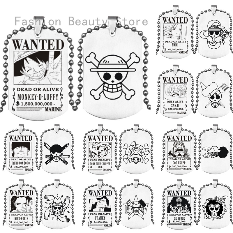 Vòng cổ Mặt Hình Nhân Vật Luffy Trong Phim One Piece