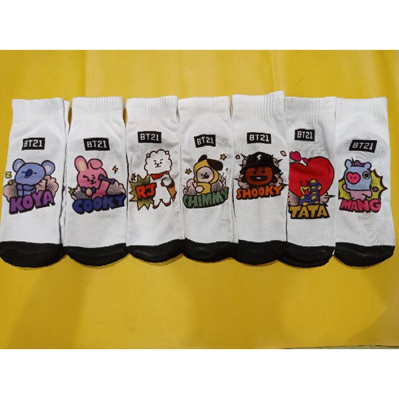 Áo Thun In Hình Các Nhân Vật Bt21 Của Bts Thời Trang