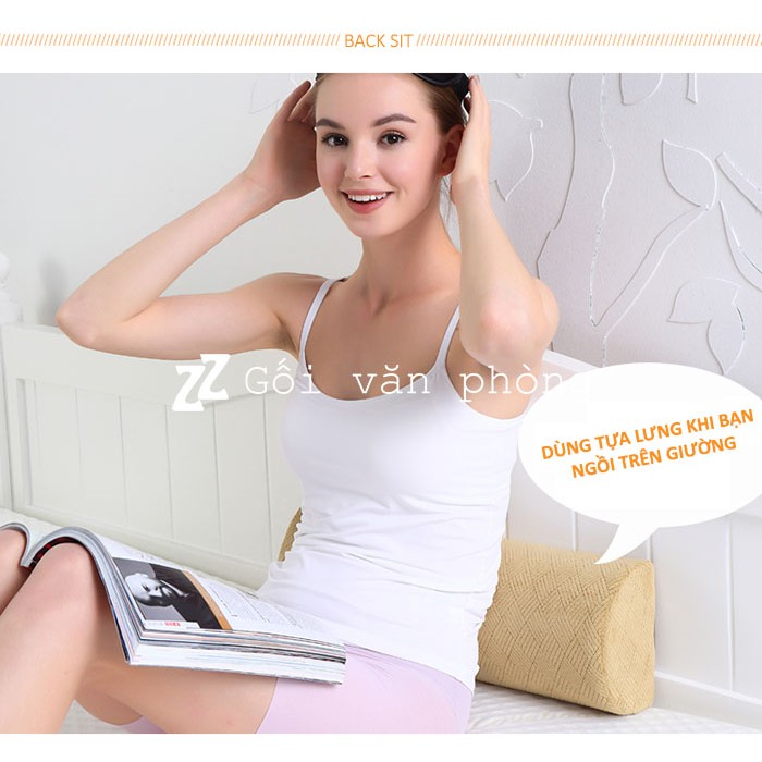 Gối ngủ thanh dài cao su non đa năng GLN-02