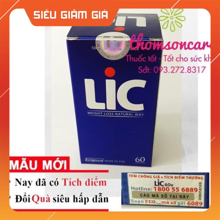Lic - Giảm cân Có tem tích điểm - Chính hãng, có hóa đơn công ty